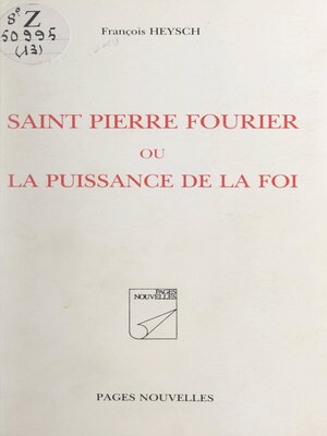 cover image of Saint Pierre Fourrier